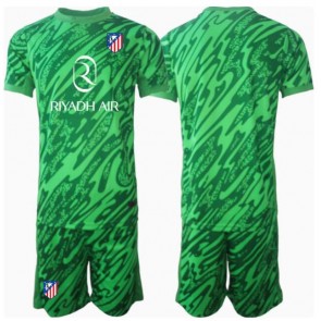 Atletico Madrid Brankářské Dětské Venkovní dres komplet 2024-25 Krátký Rukáv (+ trenýrky)